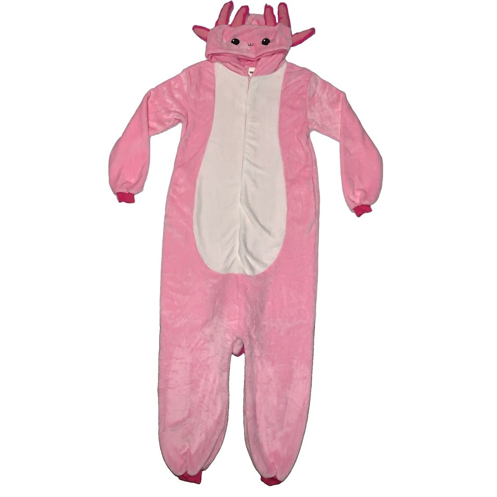 Spooktacular Creations Halloween Axolotl Costume Adult S Pink Kigurumi One Piece